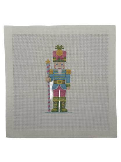 Lizzy Claire's Happy Neighborhood Nutcracker - 18 mesh - 8 x 8 - Needlepoint Canvas