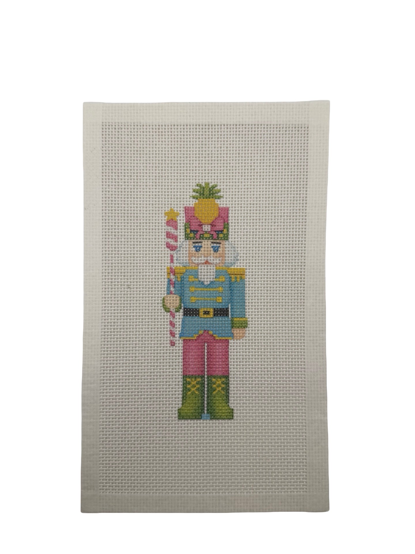 Lizzy Claire's Happy Neighborhood Nutcracker - 13 mesh - 6 x 10 - Needlepoint Canvas