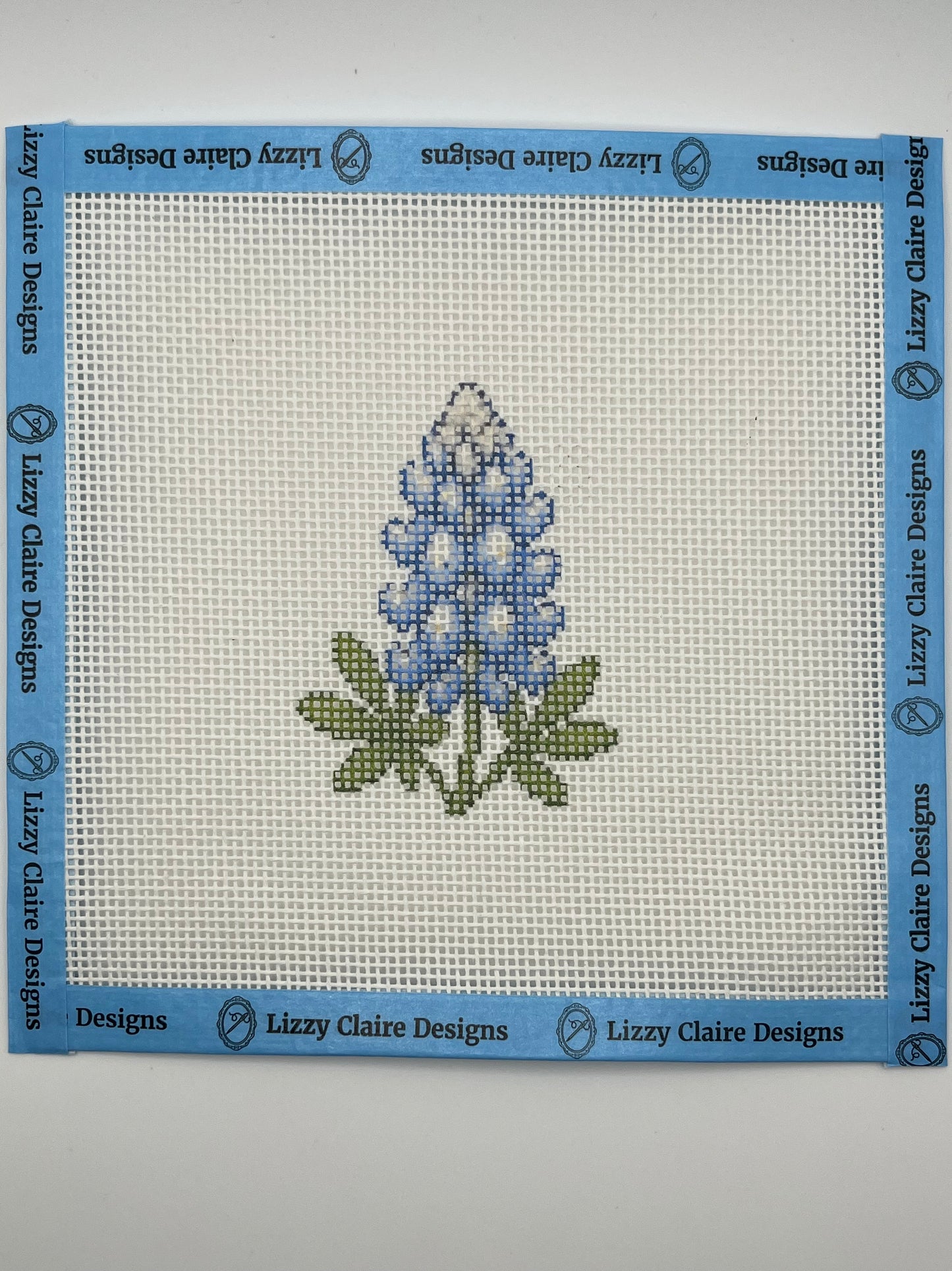 Lone Star Bluebonnet - 13 mesh - 7 x 7 - Needlepoint Canvas