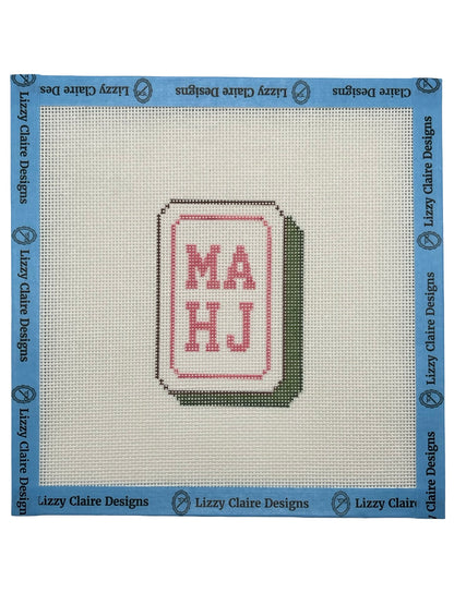 MAHJ Tile - 18 mesh - 7 x 7 - Needlepoint Canvas
