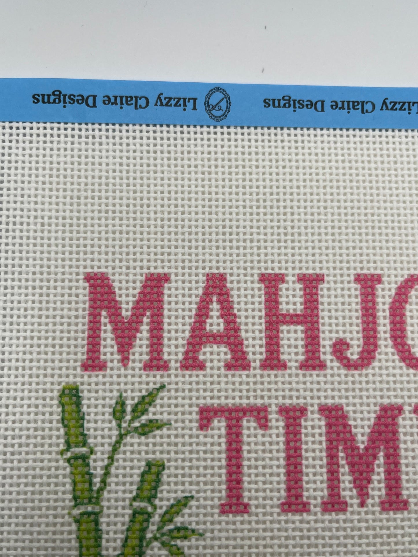 Mahjong Time - 13 mesh - 9 x 7- Needlepoint Canvas
