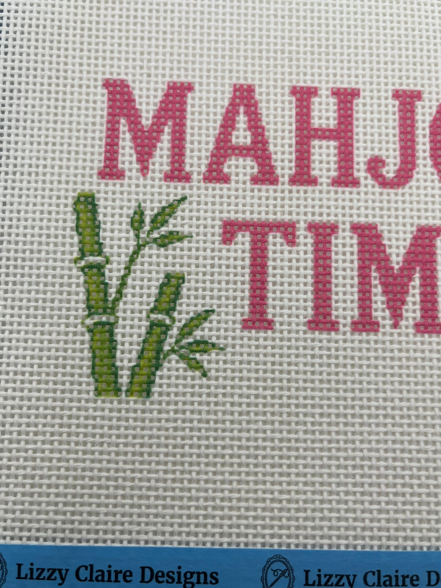 Mahjong Time - 13 mesh - 9 x 7- Needlepoint Canvas