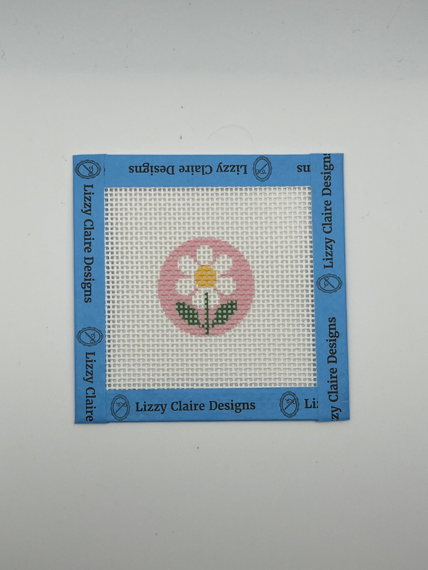 Mini Flower Round - 13 mesh - 4 x 4 - Needlepoint Canvas