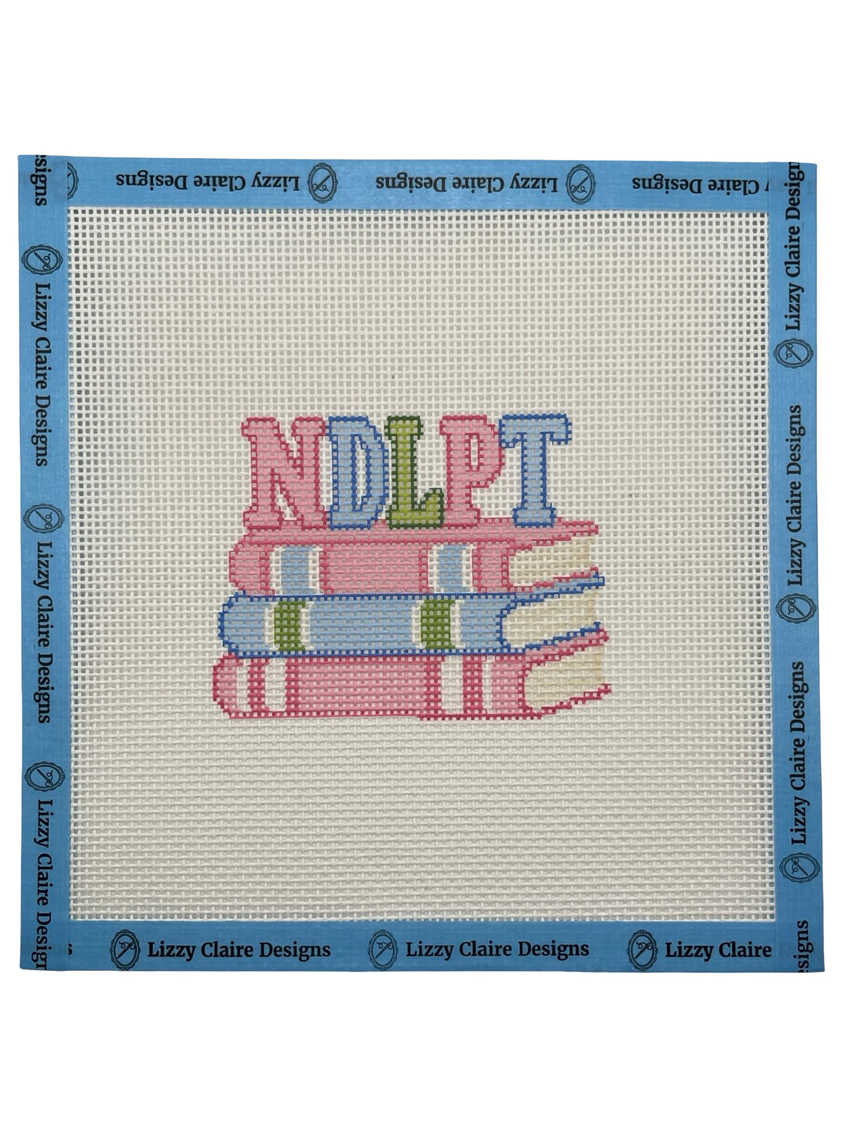 NDLPT Book Club - 13 mesh - 8 x 8 - Needlepoint Canvas