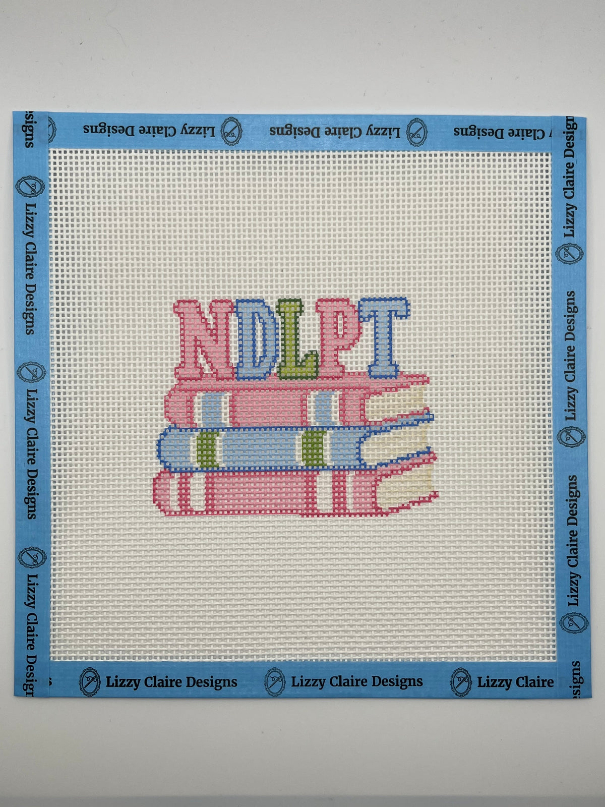 NDLPT Book Club - 13 mesh - 8 x 8 - Needlepoint Canvas