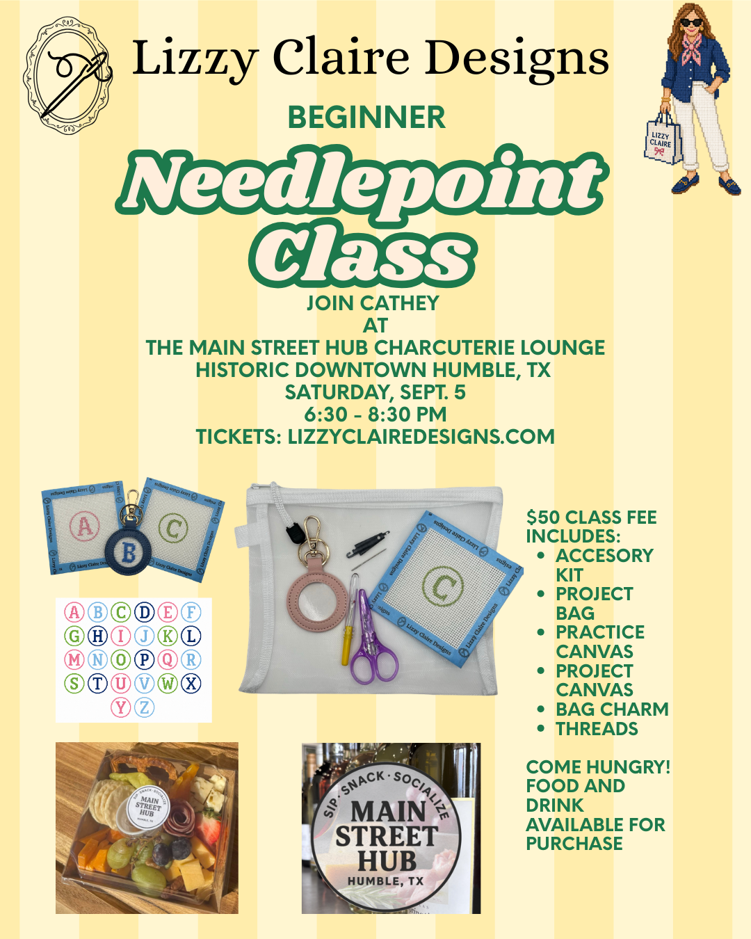 Beginnner Needlepoint Class