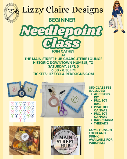 Beginnner Needlepoint Class