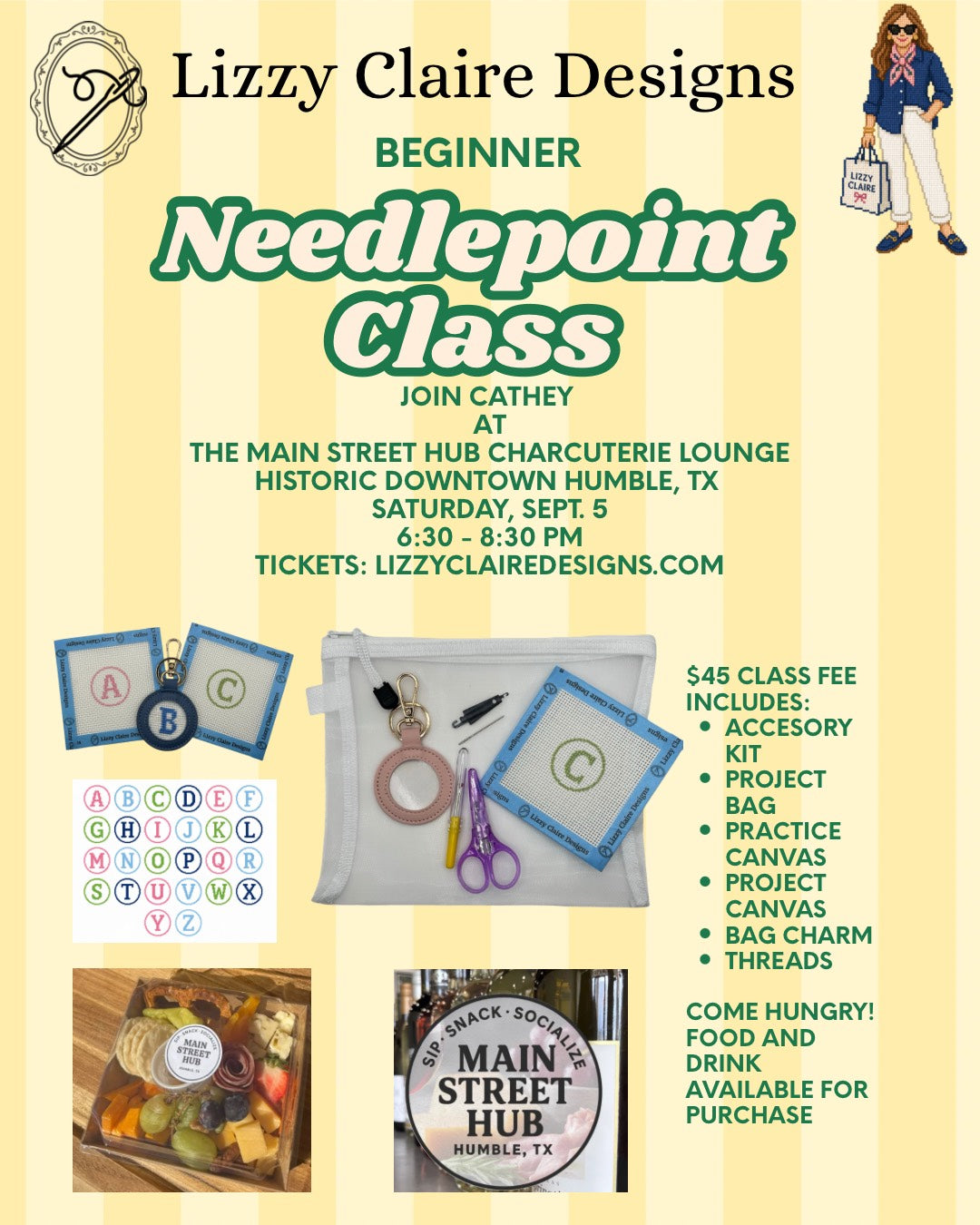 Beginnner Needlepoint Class