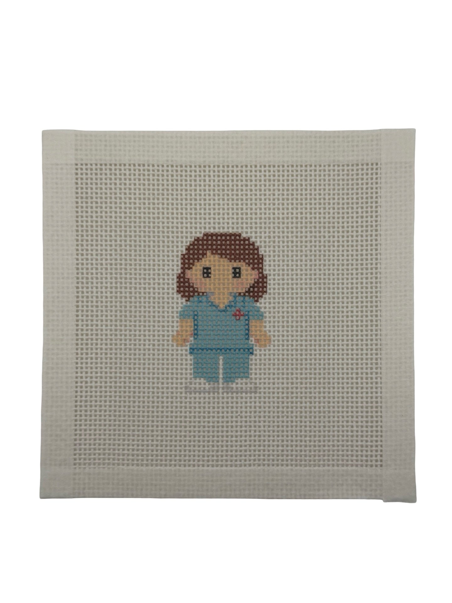 Nurse Lizzy Claire - 13 mesh - 6 x 6 - Needlepoint Canvas