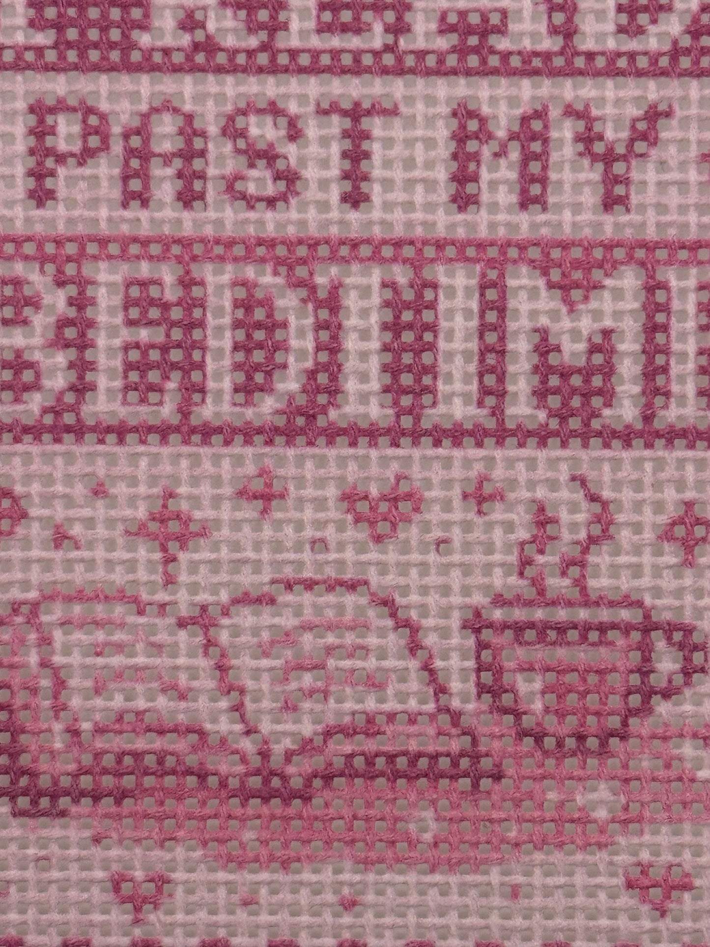 I Read Past My Bedtime (with images) - 13 mesh - 7 x 9 - Needlepoint Canvas