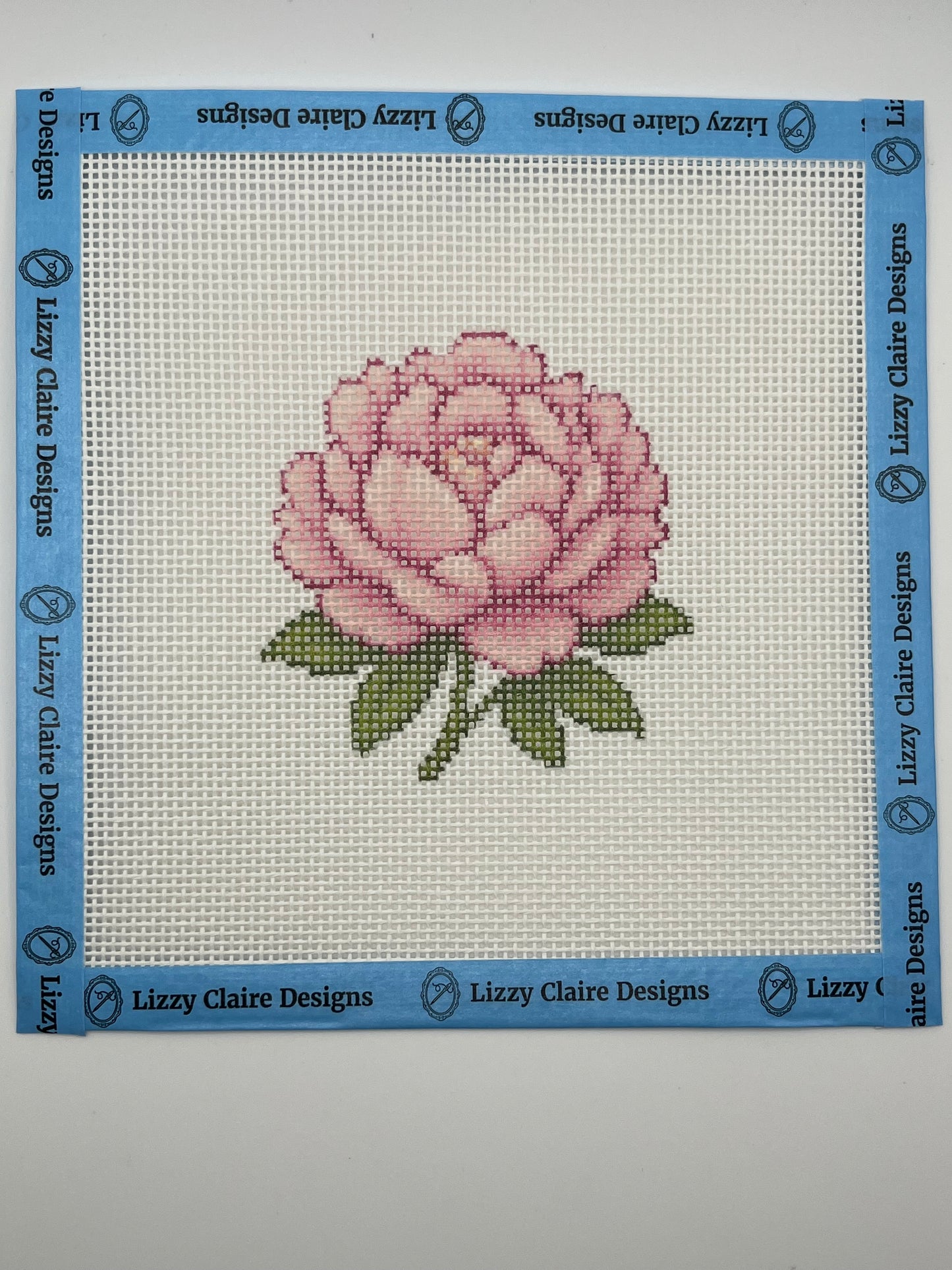 Peony in Bloom - 13 mesh - 7 x 7 - Needlepoint Canvas