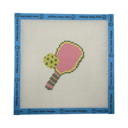 Pickleball Paddle - 18 mesh - 8 x 8 - Needlepoint Canvas