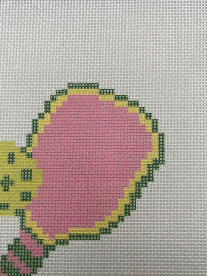 Pickleball Paddle - 18 mesh - 8 x 8 - Needlepoint Canvas