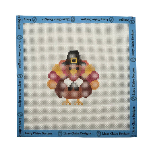 Pilgrim Turkey - 13 mesh - 8 x 8 - Needlepoint Canvas