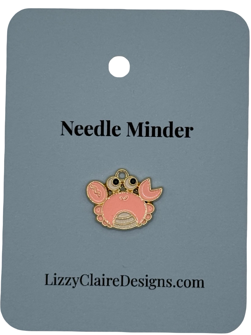 Pink Crab Needle Minder