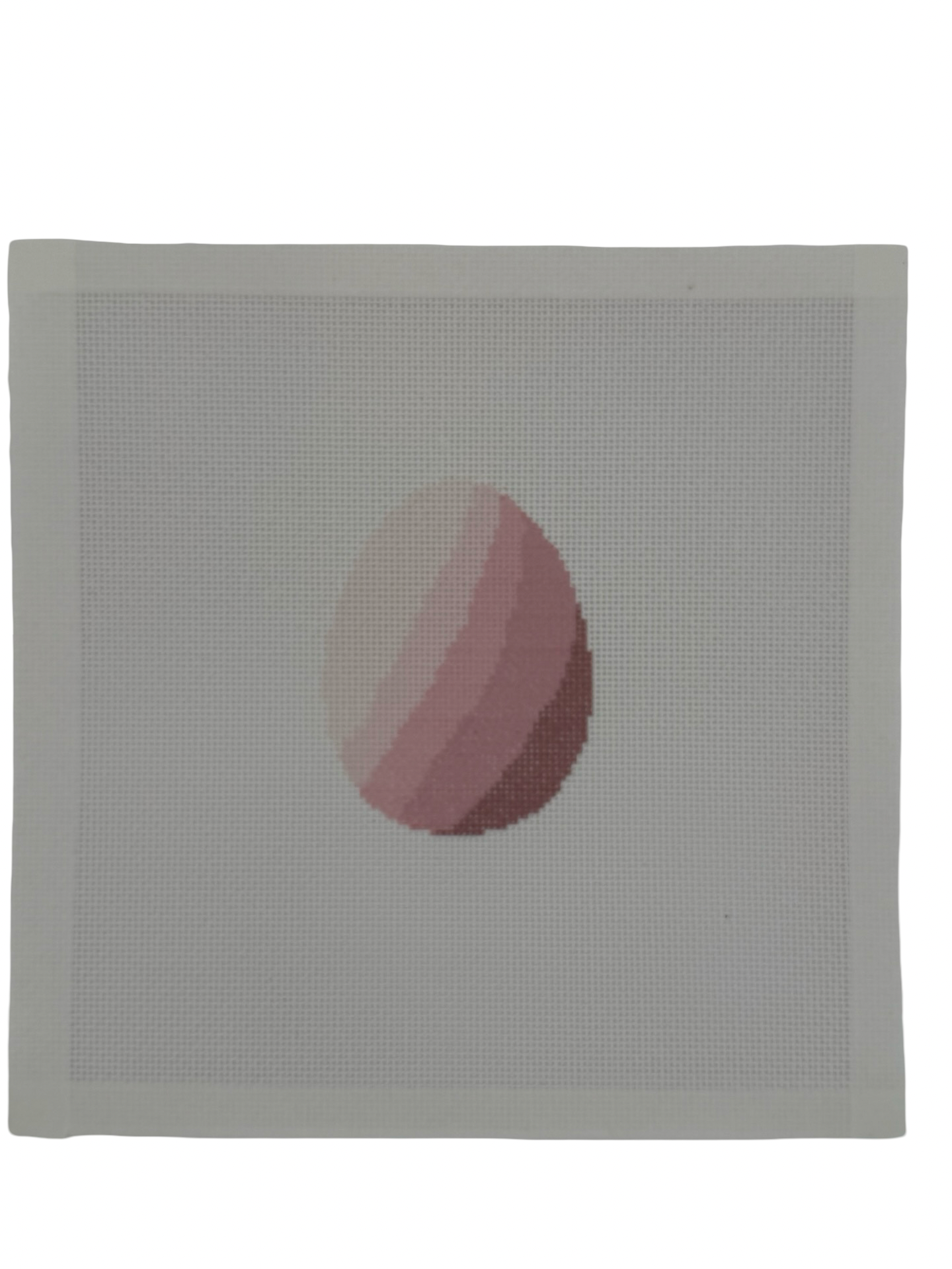 Pink Easter Egg - 18 mesh - 8 x 8 - Needlepoint Canvas