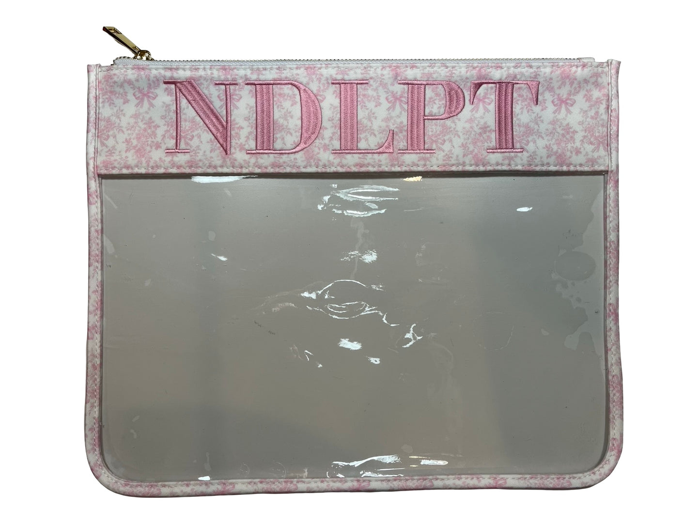 Pink Floral NDLPT Project Bag
