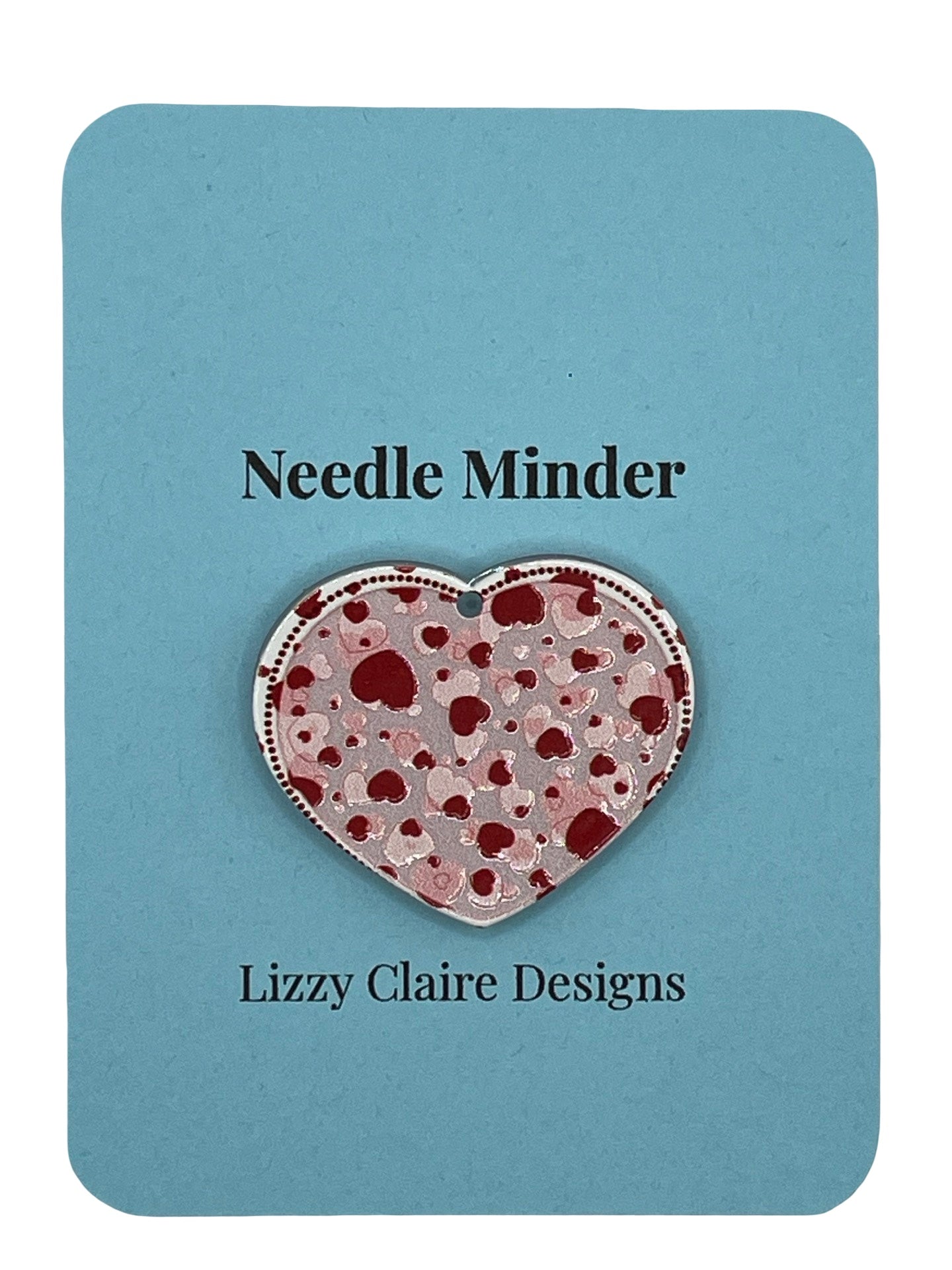 Pink Heart Needle Minder