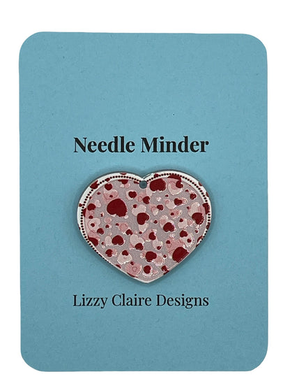 Pink Heart Needle Minder