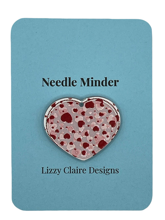 Pink Heart Needle Minder
