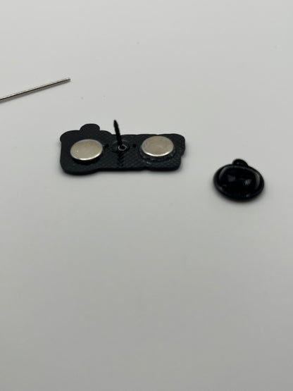 Powered By Iced Coffee Needle Minder - Pin Type w/Magnets