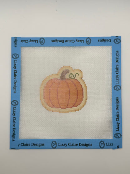 Pumkin - The Royal Icing Collection - 18 mesh - 6 x 6 - Needlepoint Canvas
