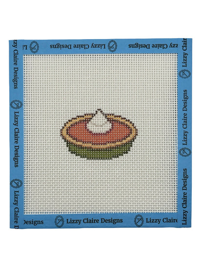 Pumpkin Pie - 13 mesh - 6 x 6 - Needlepoint Canvas