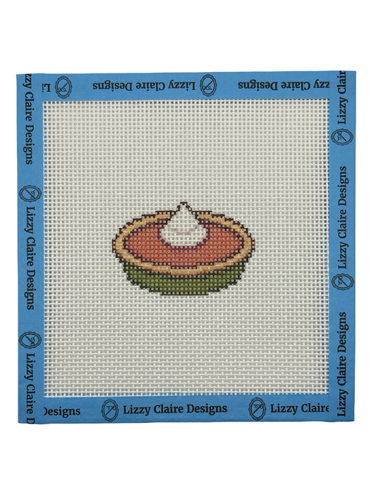 Pumpkin Pie - 13 mesh - 6 x 6 - Needlepoint Canvas