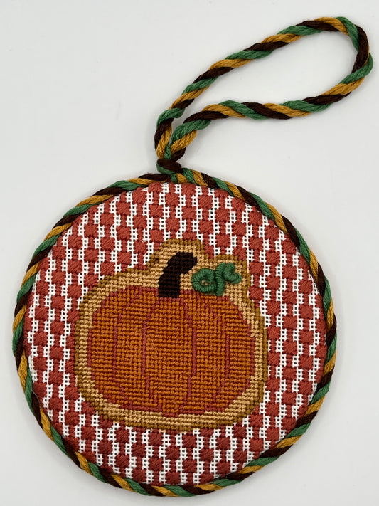 Pumpkin - The Royal Icing Collection - 18 mesh - 6 x 6 - Needlepoint Canvas