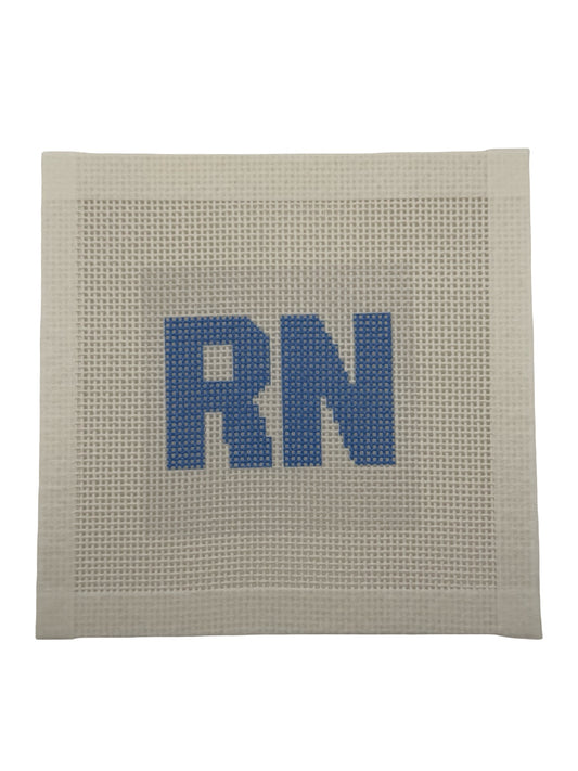 RN (Registered Nurse) - 13 mesh - 6 x 6 - Needlepoint Canvas
