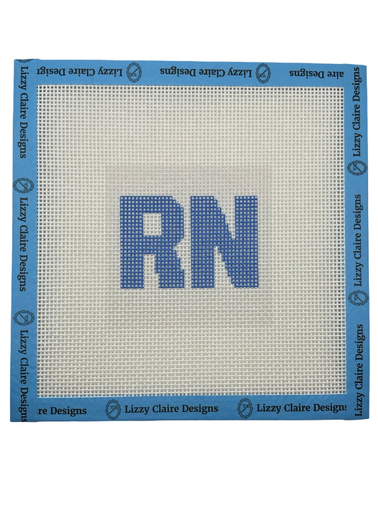 RN (Registered Nurse) - 13 mesh - 6 x 6 - Needlepoint Canvas