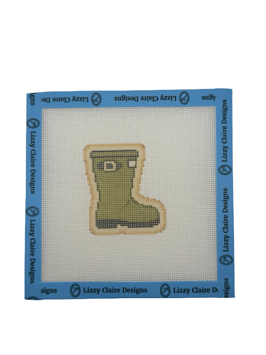 Rainboot - The Royal Icing Collection - 18 mesh - 6 x 6 - Needlepoint Canvas
