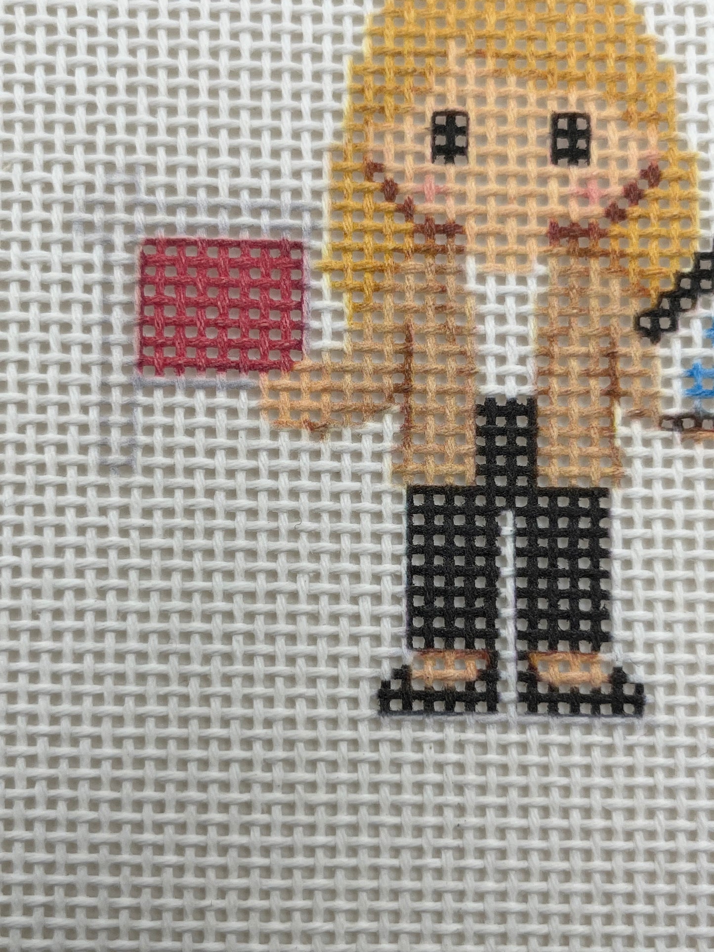 Realtor Lizzy Claire - 13 mesh - 6 x 6 - Needlepoint Canvas