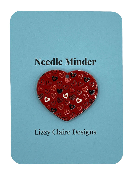 Red Heart Needle Minder