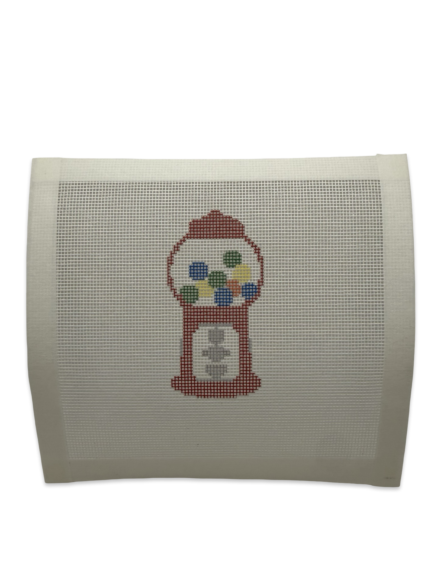 Retro Gumball Machine Needlepoint Canvas