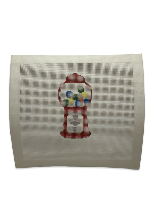 Retro Gumball Machine Needlepoint Canvas