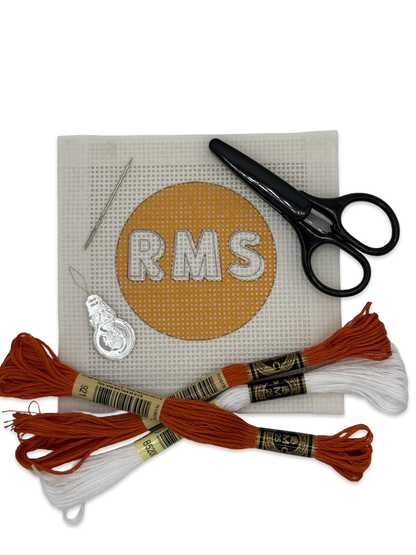Riverwood Middle School Needlepoint Round Kit