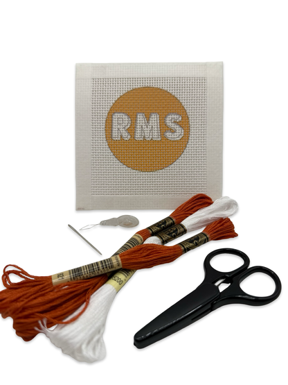 Riverwood Middle School Needlepoint Round Kit