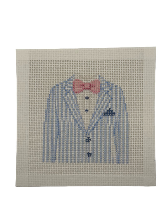 Seersucker Jacket - 13 mesh - 7 x 7 - Needlepoint Canvas