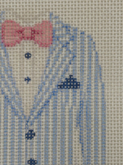 Seersucker Jacket - 13 mesh - 7 x 7 - Needlepoint Canvas