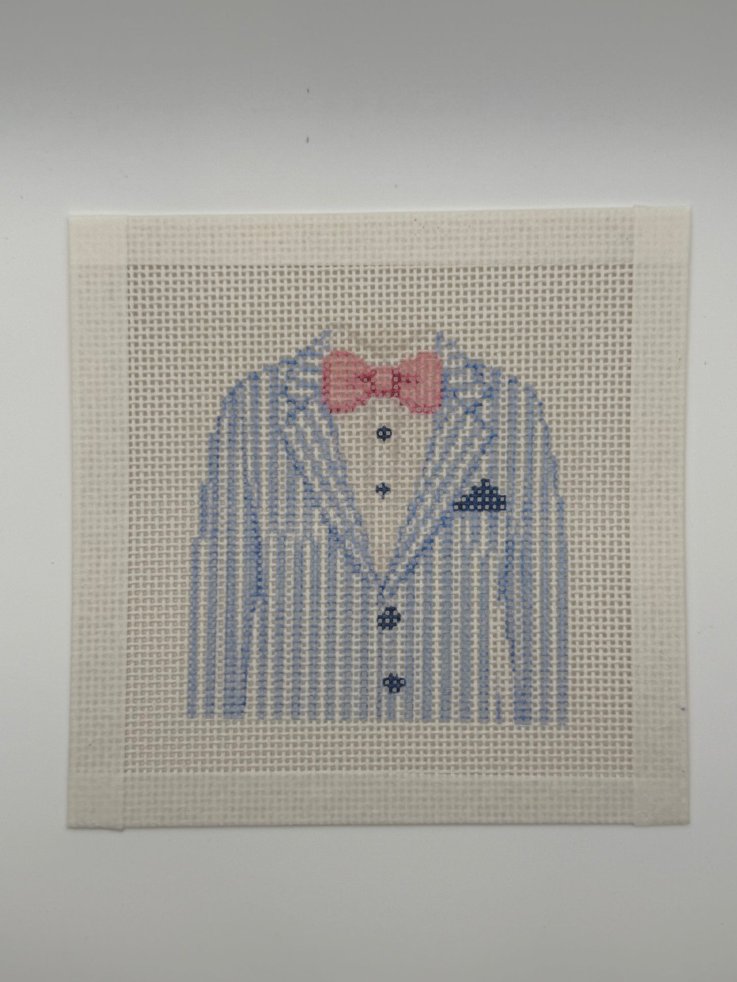Seersucker Jacket - 13 mesh - 7 x 7 - Needlepoint Canvas