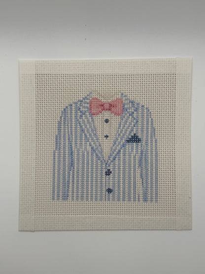 Seersucker Jacket - 13 mesh - 7 x 7 - Needlepoint Canvas