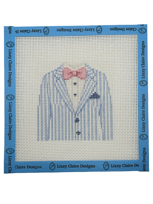 Seersucker Jacket - 13 mesh - 7 x 7 - Needlepoint Canvas