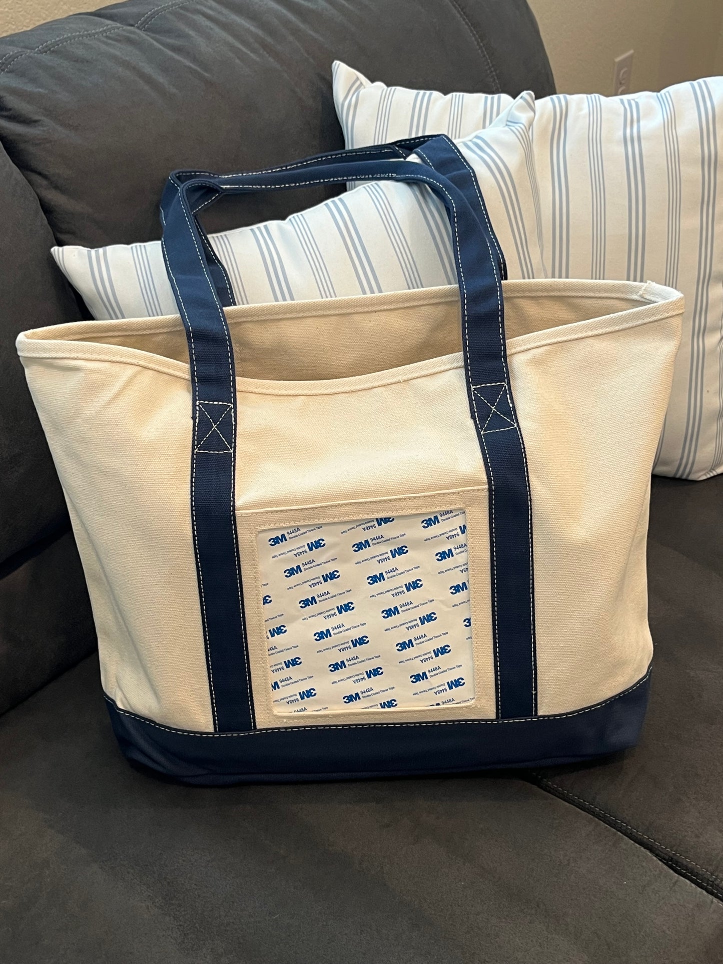 Self Finishing Canvas Tote Bag