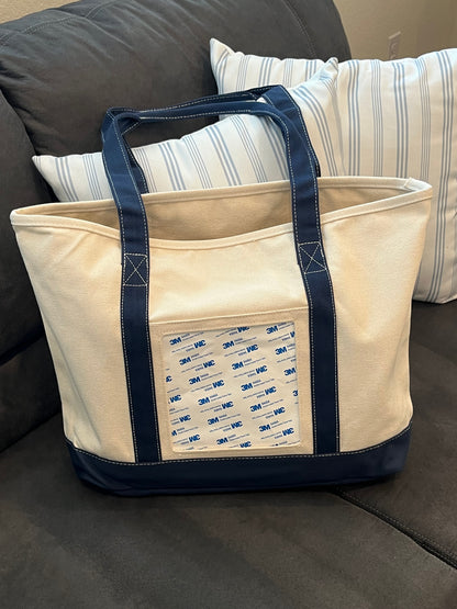 Self Finishing Canvas Tote Bag