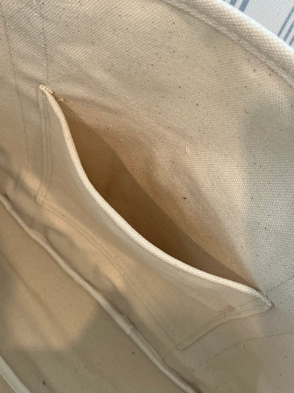 Self Finishing Canvas Tote Bag