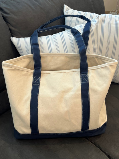 Self Finishing Canvas Tote Bag
