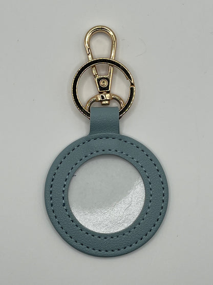 Pu Leather Needlepoint Self Finishing Key Fob