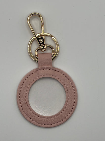 Pu Leather Needlepoint Self Finishing Key Fob