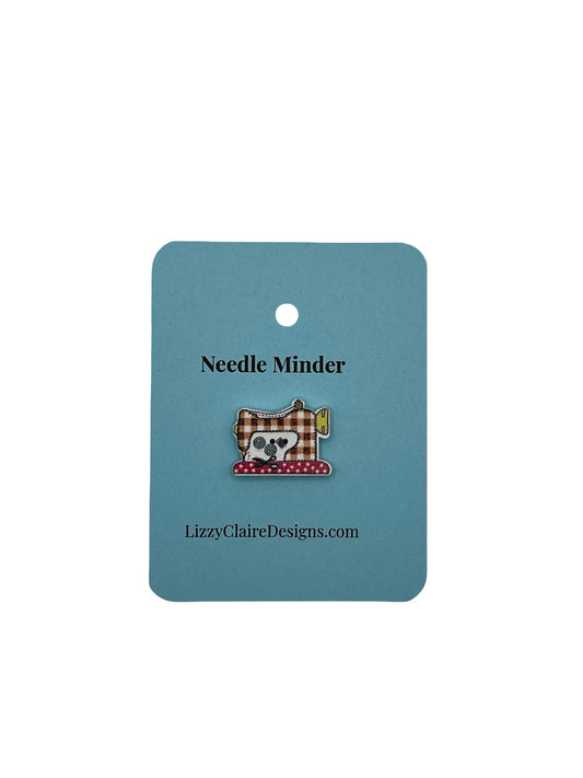 Sewing Machine Needle Minder (Red Base)